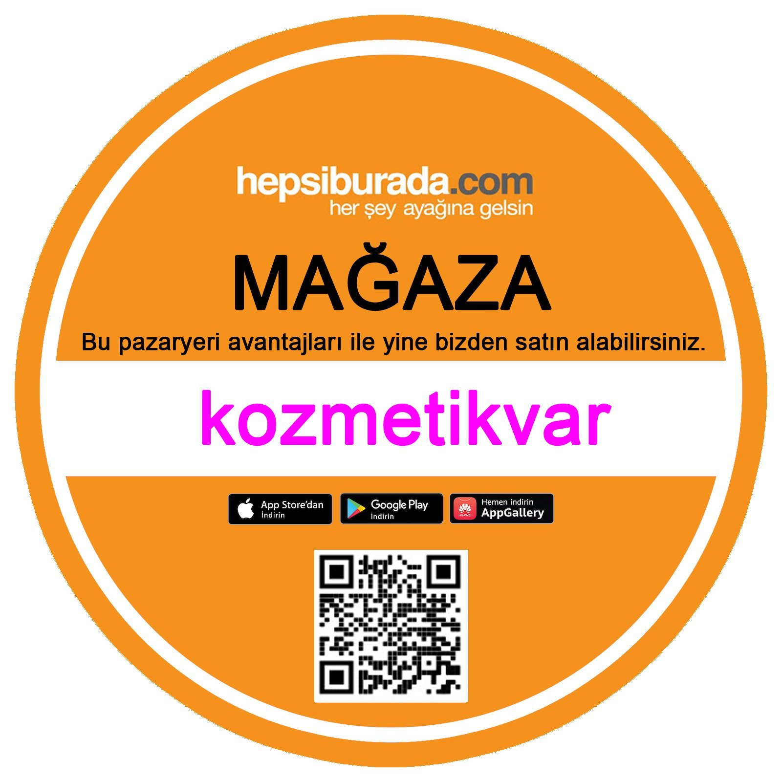 hepsiburada mağazamızdan sipariş için tıklayınız